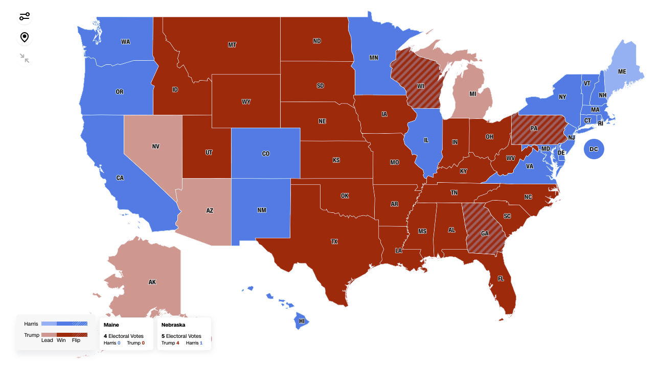 Donald J Trump Elected 47th President of the United States of America