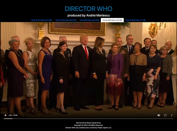 DIRECTOR WHO