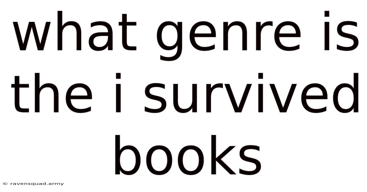 What Genre Is The I Survived Books